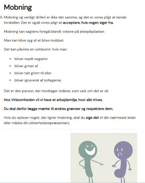 Mobning i håndbog