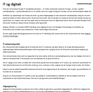 IT og digitalt